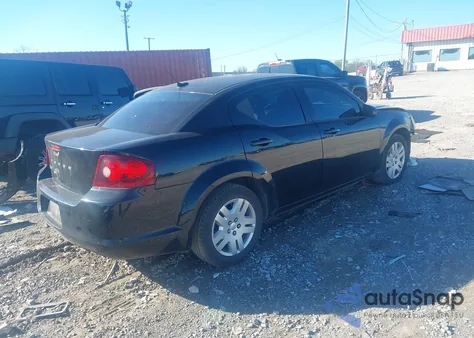 2012 Dodge Avenger Se z USA, uszkodzony, nr VIN 1C3CDZAB1CN192823